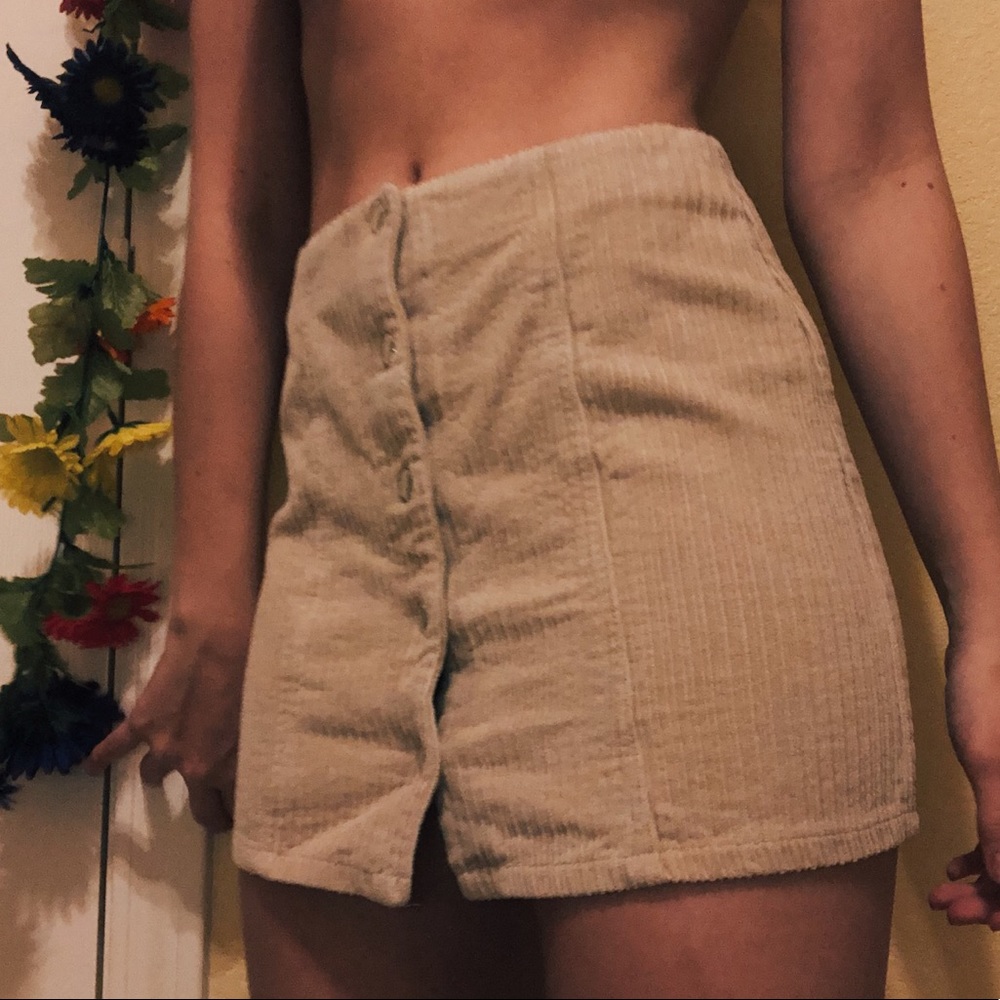 SUEDE F21 SKIRT
